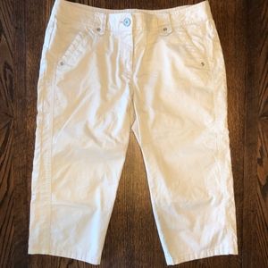 Ann Taylor Capris Tan size 10